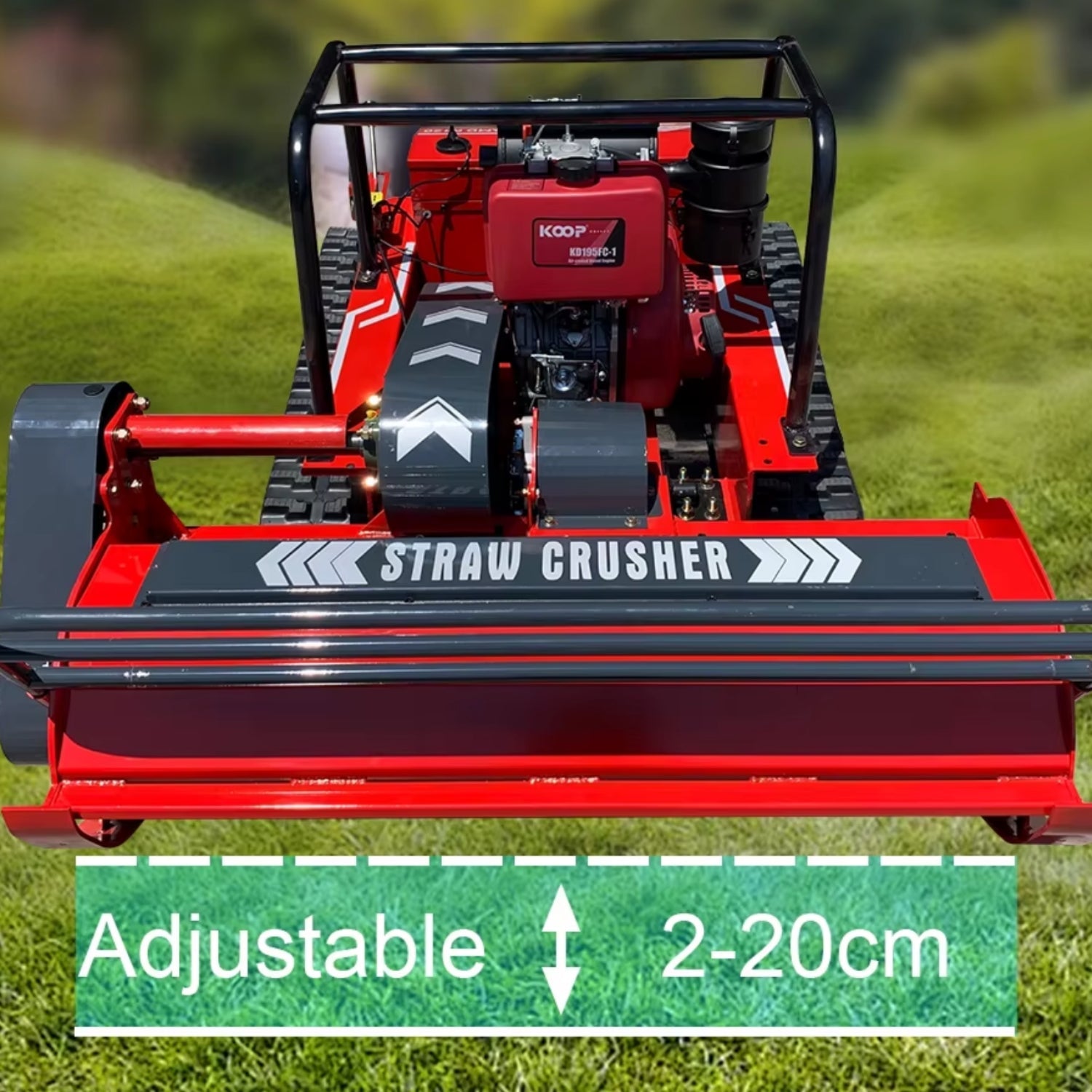 Daljinsko voden mulčer PRO 800 - Robotum